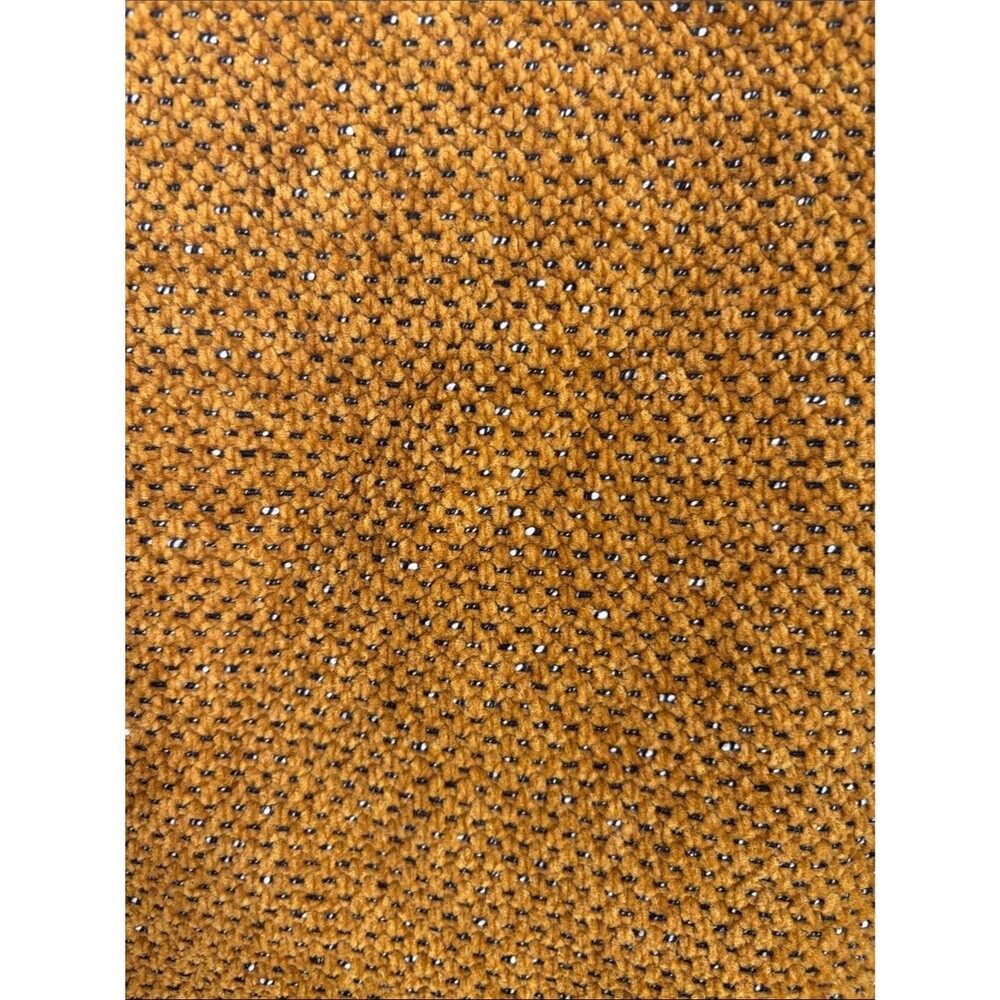 Eileen Fisher Women’s tweety textured Mustard 100% cotton mock neck Sweater MD - Picture 8 of 8